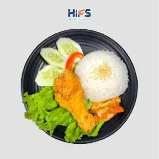 Cơm đùi gà giòn